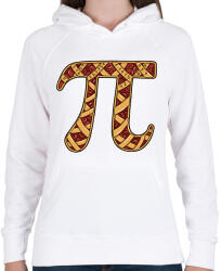 printfashion Pite pi - Női kapucnis pulóver - Fehér (13879001)