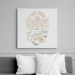 printfashion Genius - Vászonkép - Fehér (6622054)