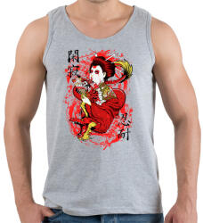 printfashion Szellemsárkány - Férfi atléta - Sport szürke (198619)