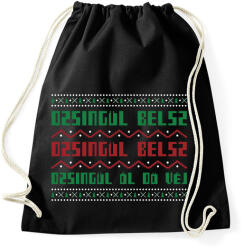 printfashion JINGLE BELLS 2 - Sportzsák, Tornazsák - Fekete (10740078)