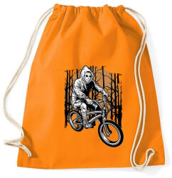 printfashion Biciklis gyilkos - Sportzsák, Tornazsák - Narancssárga (88620)