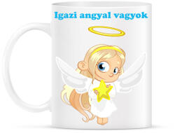 printfashion Igazi angyal vagyok - Bögre - Fehér (13904530)