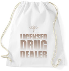 printfashion Licensed drug dealer - Pharmacist - Sportzsák, Tornazsák - Fehér (7301000)