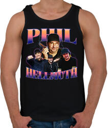 printfashion Phil Hellmuth - póker - Férfi atléta - Fekete (15579299)
