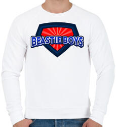 printfashion BEASTIE BOYS - Férfi pulóver - Fehér (10019464)