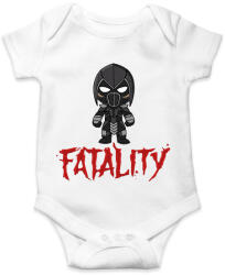 printfashion MK Noob Saibot - Baba Body - Fehér (1836007)