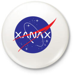 printfashion XanaX - Kitűző, hűtőmágnes - Fehér (3079418)