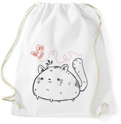 printfashion Dagi cica - Sportzsák, Tornazsák - Fehér (13010127)