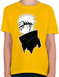 printfashion Pain fekete fehér - Gyerek póló - Sárga (5756748)