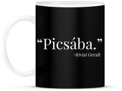 printfashion Witcher - Picsába - Bögre - Fekete (2687961)