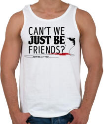 printfashion Just be friends - Jeffrey Dahmer - Férfi atléta - Fehér (9336187)