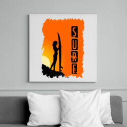 printfashion SURF2 - Vászonkép - Fehér (6627455)