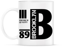 printfashion Brooklyn premium quality 89 - Bögre - Fehér (4380194)