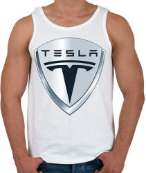 printfashion Tesla - Férfi atléta - Fehér (2008576)