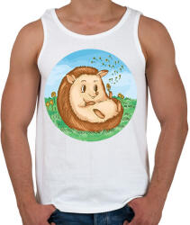 printfashion Cuki süni - Férfi atléta - Fehér (12656962)