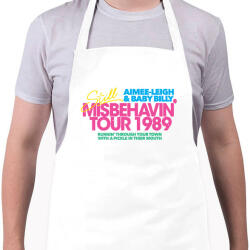 printfashion Tour 1989 - Kötény - Fehér (4908102)