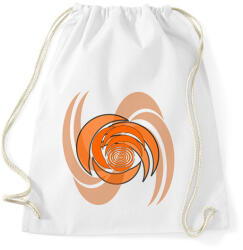 printfashion spiral1_orange - Sportzsák, Tornazsák - Fehér (13075476)