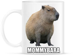 printfashion Capybara család - Mommybara - Bögre - Fehér (13854653)