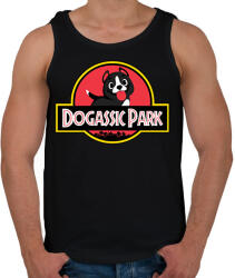printfashion Dogassic Park - Férfi atléta - Fekete (13419281)
