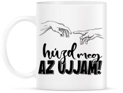 printfashion Húzd meg az ujjam - fekete - Bögre - Fehér (7339926)