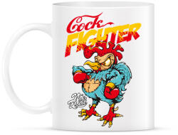 printfashion Harcos kakas - Bögre - Fehér (787410)