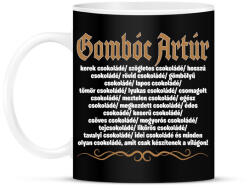 printfashion Gombóc Artúr és a világ összes csokoládéja - Bögre - Fekete (16606399)