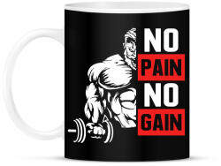 printfashion No Pain No Gain - Bögre - Fekete (2275462)
