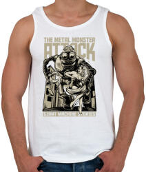 printfashion Acélszörny - Férfi atléta - Fehér (107670)