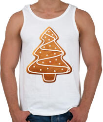 printfashion Mézeskalács fenyő - Férfi atléta - Fehér (11220945)