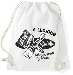 printfashion A legjobb festők - Hónappal - Sportzsák, Tornazsák - Fehér (6401427)