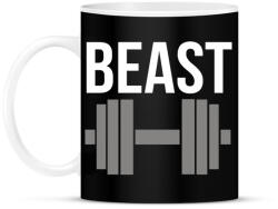 printfashion BEAST - Bögre - Fekete (794709)