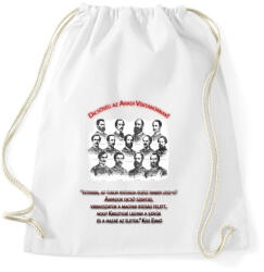 printfashion Aradi Vértanúk Minta I. - Sportzsák, Tornazsák - Fehér (535892)