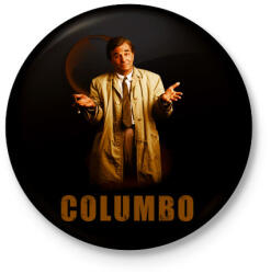 printfashion COLUMBO - Kitűző, hűtőmágnes - Fekete (4572244)