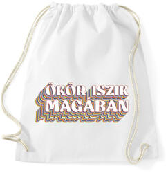 printfashion Ökör iszik magában - Sportzsák, Tornazsák - Fehér (7548162)