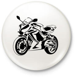 printfashion cbr650r - Kitűző, hűtőmágnes - Fehér (3090181)