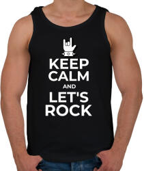 printfashion LET'S ROCK 2 - Férfi atléta - Fekete (10838915)
