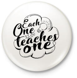 printfashion Each one. . - Kitűző, hűtőmágnes - Fehér (3083847)