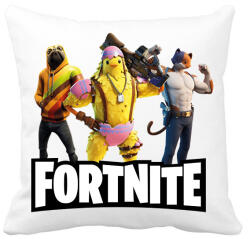 printfashion Fortnite karakterek - Párnahuzat, Díszpárnahuzat - Fehér (16349445)