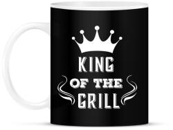 printfashion king of the grill fehér - Bögre - Fekete (14019698)