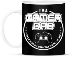 printfashion Gamer Apa - Bögre - Fekete (1276964)