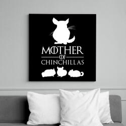 printfashion Mother of Chinchillas - Vászonkép - Fekete (14488674)