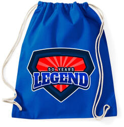 printfashion 50 YEARS LEGEND - Sportzsák, Tornazsák - Bright royal (9838330)