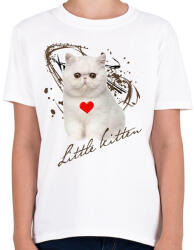 printfashion little kitten - Gyerek póló - Fehér (2799844)