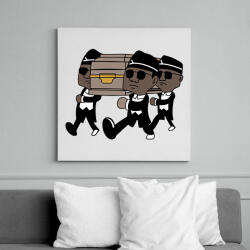 printfashion Coffin Dance - Vászonkép - Fehér (6632485)