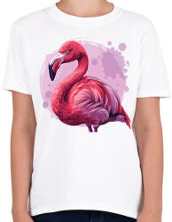 printfashion flamingo - Gyerek póló - Fehér (16158437)