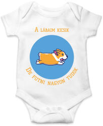 printfashion A lábaim kicsik, de futni nagyon tudok - Baba Body - Fehér (6295052)