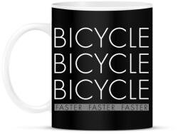 printfashion Bicikli - Bögre - Fekete (794587)