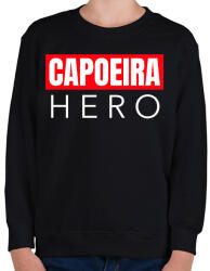 printfashion CAPOEIRA HERO - Gyerek pulóver - Fekete (9436112)