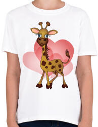 printfashion Zsiráf - Gyerek póló - Fehér (1145918)