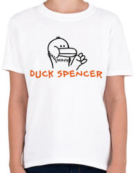 printfashion Duck Spencer - Gyerek póló - Fehér (7578485)
